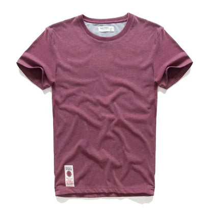 Men’s Classic Solid Cotton T-Shirt – Casual Basic O-Neck Tee – High-Quality Everyday Top &nbsp;