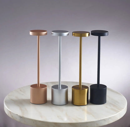 Rechargeable LED Night Light Table Lamp – Portable USB Desk Lamp for Bedroom, Restaurant, Hotel, Bar, and Living Room Decor &nbsp;