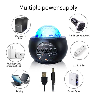 Star, Galaxy, Planet, projector, night light, 15-color Nebula, starry sky light, remote control music, atmosphere light