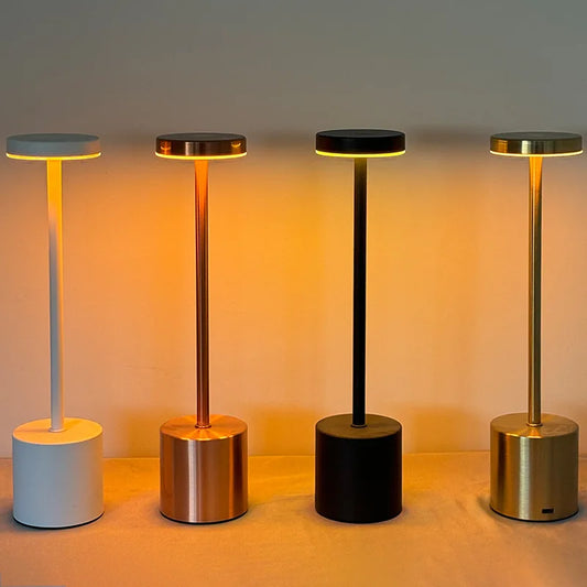 Modern LED Touch-Control Table Lamp – Dimmable Desk Light with 3 Color Modes for Home, Office, or Bedside Use