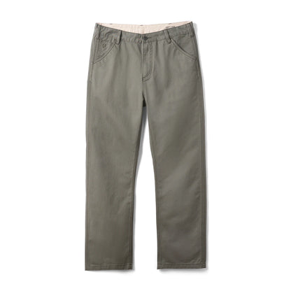 SIMWOOD 2025 Spring-Summer Men's Loose Straight Chinos – 100% Cotton, 320gsm, Smart Casual Lightweight Trousers