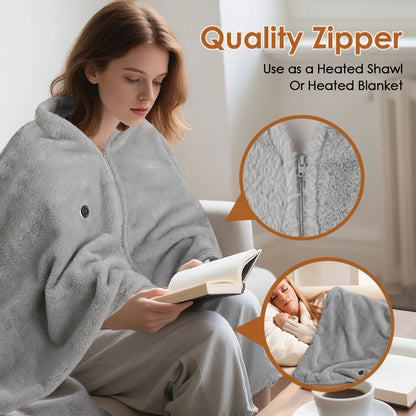 Electric Soft Heating Pad Blanket for Abdomen, Knee, Back, and Shoulder – Washable Winter Warmer for Home Use &nbsp;