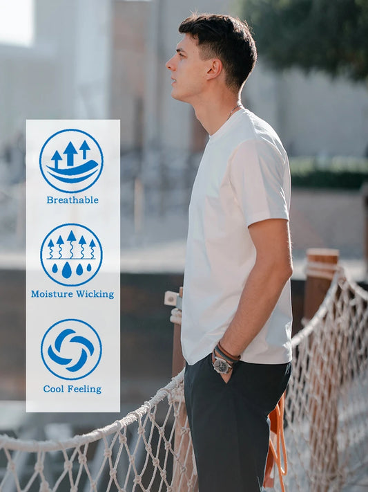 Men’s 2025 Seamless Polo Tee – Lightweight, Quick-Drying Fabric for Business-Casual & Gym Wear