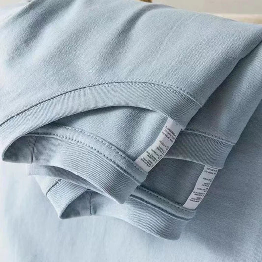 Unisex Loose Fit Cotton T-Shirt with O-Neck and Short Sleeves, Solid Color Summer Top for Men and Women, Sizes M to 4XL, Korean Style