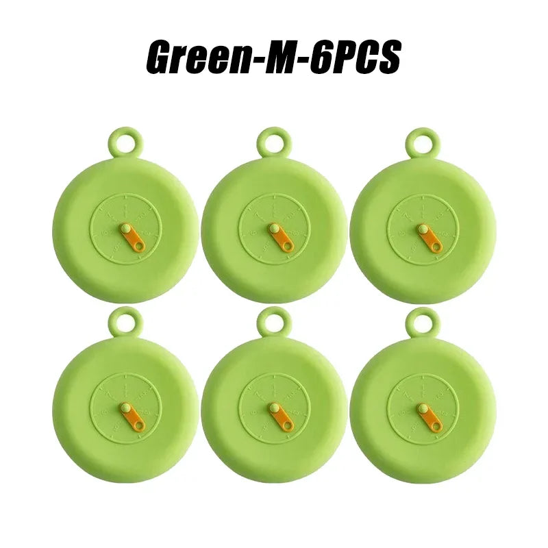 Reusable Silicone Stretch Lids – Flexible Food Covers for Bowls, Cups, Cans, and Containers &nbsp;