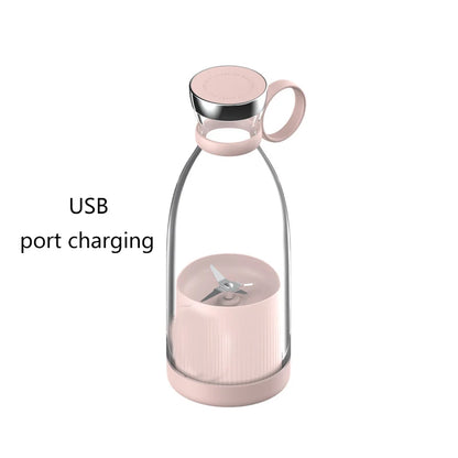 Portable Mini Electric Juicer Blender – USB Rechargeable Fruit Mixer & Multifunctional Smoothie Maker