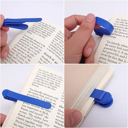 Colorful Automatic Page-Tracking Bookmarks Clip for Students, Women, and Office Use