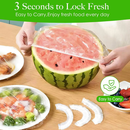 Reusable Elastic Food Bowl Covers – BPA-Free Plastic Wrap Alternative for Plates, Bowls, Leftovers, Fruits &amp; Vegetables