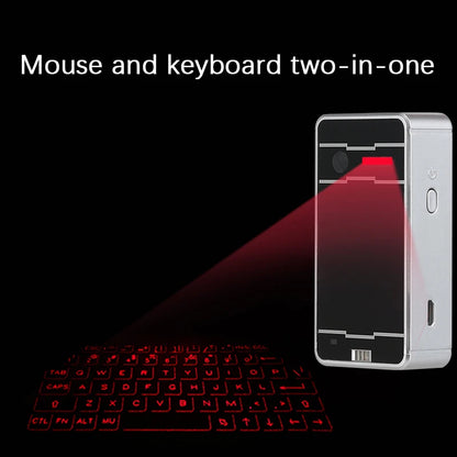 Portable Bluetooth Virtual Laser Keyboard with Mouse Function – Wireless Projection Keyboard for Phones, Tablets, Laptops & PCs