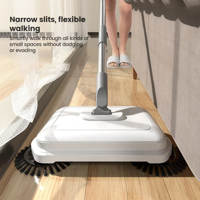 All-in-One Manual Sweeping Broom & Dustpan Set – Hand-Push Floor Sweeper & Vacuum Cleaner for Home Use