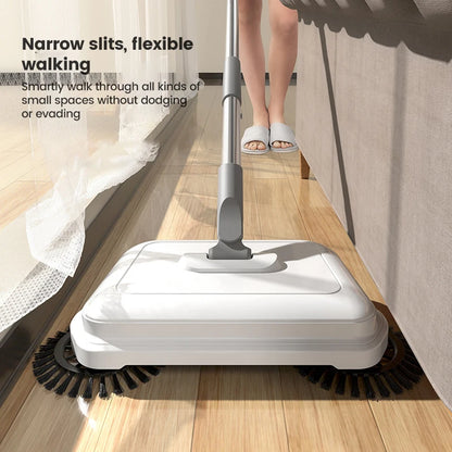 All-in-One Manual Sweeping Broom & Dustpan Set – Hand-Push Floor Sweeper & Vacuum Cleaner for Home Use