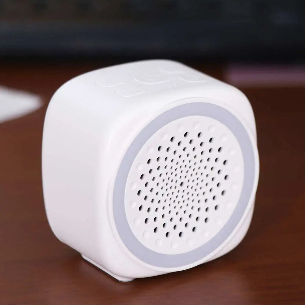 RGB Light Baby White Noise Machine with Timer, Sleep Sound Player, Night Light, USB Rechargeable - White