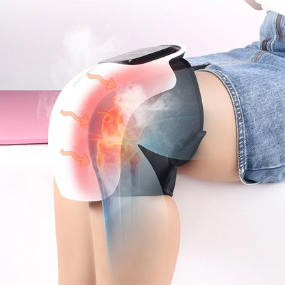 Electric Knee Massager with Infrared Heat and Vibration – Relief for Knee Pain, Swelling, Stiff Joints, and Muscle or Ligament Strain