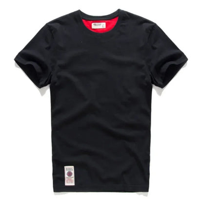 Men’s Cotton Short Sleeve T-Shirt – Casual O-Neck Basic Tee for Summer – Y2K Streetwear Style High-Quality Top &nbsp;