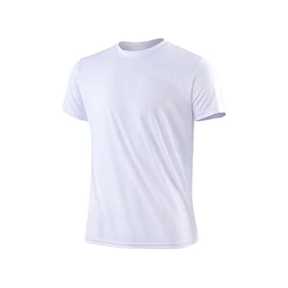 Lightweight Men's Moisture-Wicking Athletic T-Shirt – Quick Dry Short Sleeve Sportswear for Gym, Running & Training