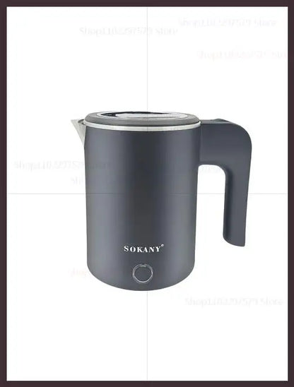 Compact 500ML Stainless Steel Electric Travel Kettle – Portable Water Boiler for Tea, Coffee, Home, Hotel &amp; Camping Use