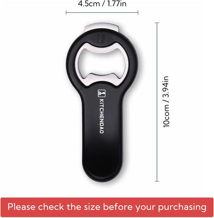 2-in-1 Magnetic Beer and Can Opener – Portable Bottle Cap & Can Opening Tool for Kitchen and Bar Use