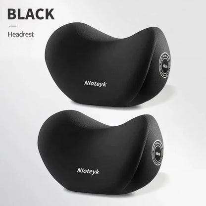 Universal Memory Foam Neck & Lumbar Support Cushion – Ergonomic Car Seat Pillow for Comfort & Posture
