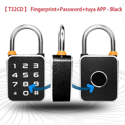 Smart Fingerprint Padlock – Keyless Biometric Security Lock with Password Access, Anti-Theft Protection, and TTLOCK/Tuya App Control