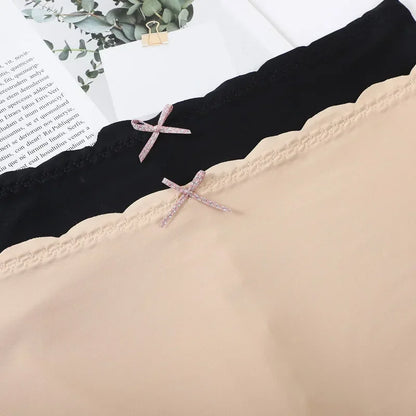 Women's Seamless Safety Shorts – Soft Breathable Modal Under Skirt Tights with Lace Trim