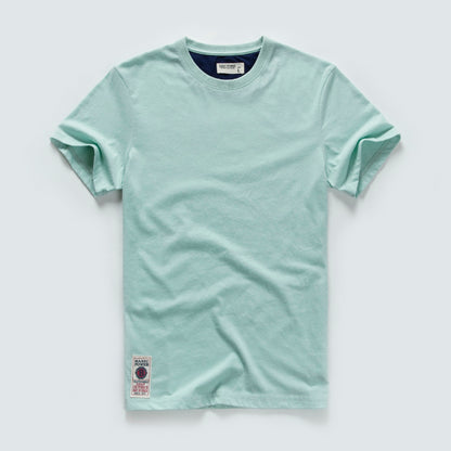 Men’s Cotton Short Sleeve T-Shirt – Casual O-Neck Basic Tee for Summer – Y2K Streetwear Style High-Quality Top &nbsp;