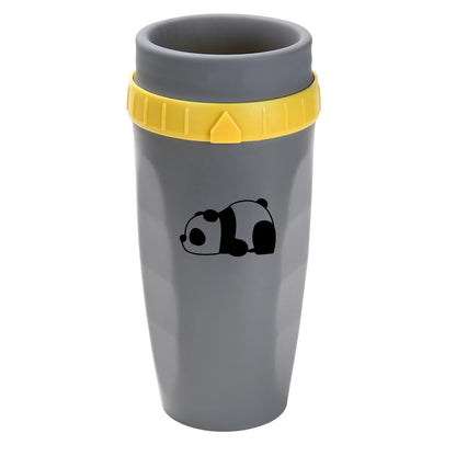 Portable Coffee Cup with Straw, Innovative Twist-On Lid Thermos Mug, Drinking Cup with Straw for Juice, Coffee, and Water, BPA-Free