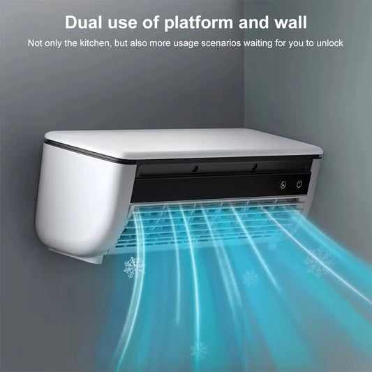 Rechargeable Wall-Mounted Air Cooling Fan – Portable Electric Desk Fan for Home, Kitchen, Bedroom, and Office