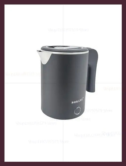 500ML Portable Electric Travel Kettle – Stainless Steel Water Boiler for Tea, Coffee, and More – Ideal for Home, Hotel &amp; Kitchen Use