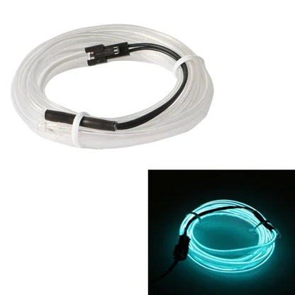 Flexible EL Neon LED Strip Light – USB Powered Car Interior Ambient Lamp (1M/2M/3M/5M)
