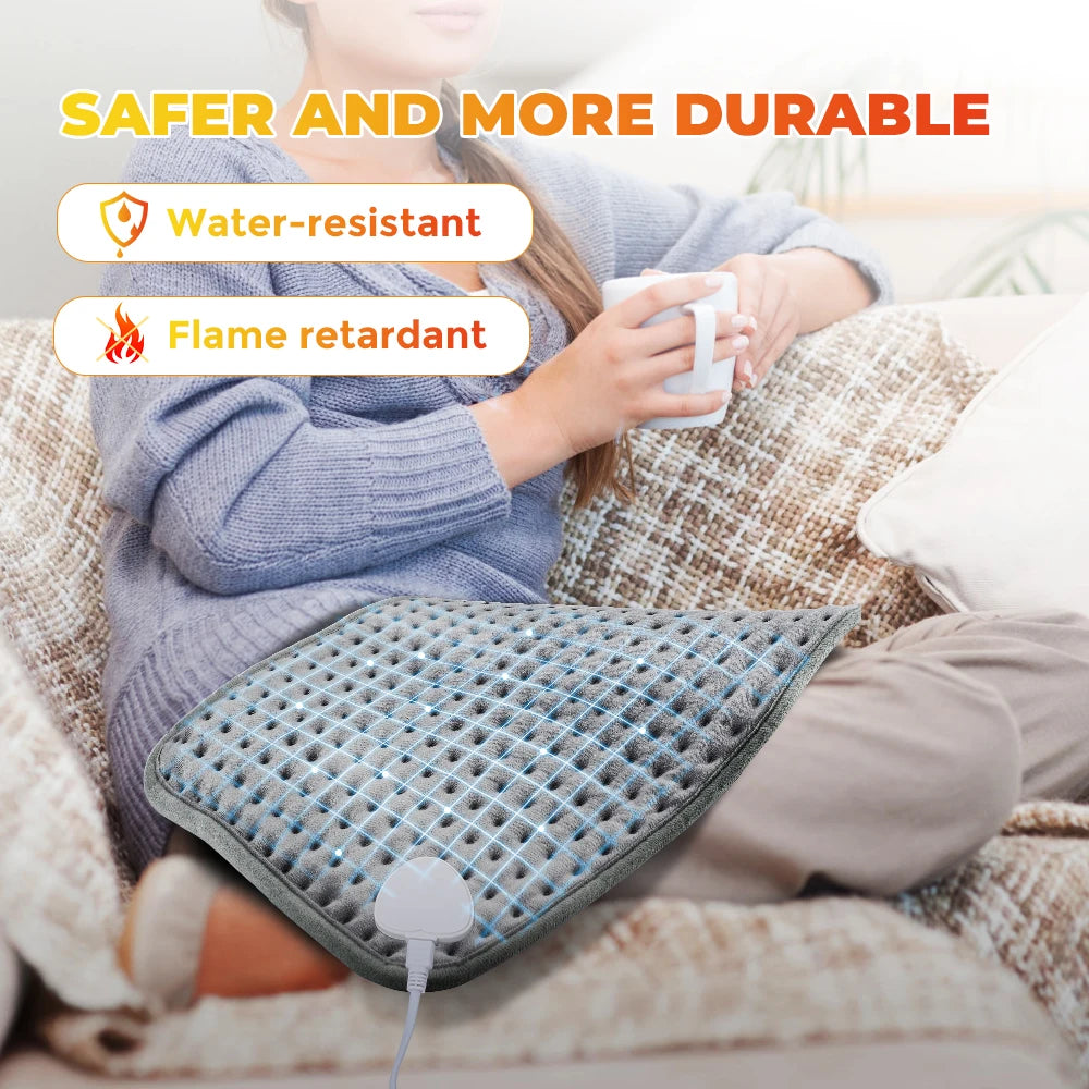 58x29CM Electric Heated Blanket Pad – Thermal Warming Mat for Sofa, Bed, and Winter Home Use &nbsp;