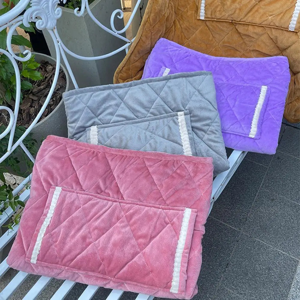 USB Rechargeable Heated Blanket – Soft Washable Electric Shawl with Heating Pocket for Naps, Travel, and Office Use – Safe & Cordless Winter Warmer