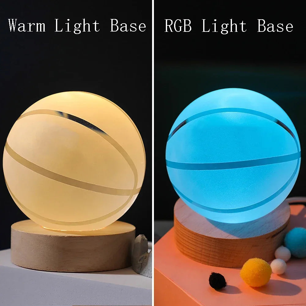 3D Laser Engraved Solar System Crystal Ball Night Light – Planet Globe Lamp for Home Décor, Astronomy Gift, Birthday Present