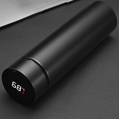 500ML Smart Insulated Thermos Water Bottle – Stainless Steel Vacuum Flask with Touch Temperature Display Digital Mug