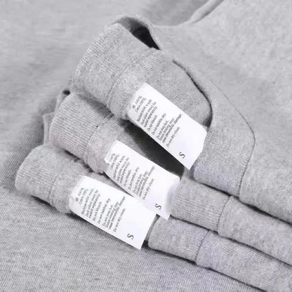 2-Pack Unisex Solid Color T-Shirts – 100% Cotton, Loose Fit, Short Sleeve, Basic Everyday Tees for Men & Women, White & Black Options