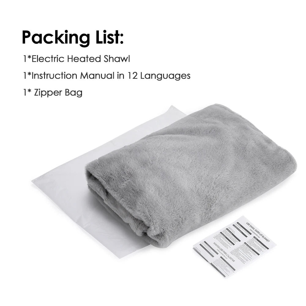 Electric Soft Heating Pad Blanket for Abdomen, Knee, Back, and Shoulder – Washable Winter Warmer for Home Use &nbsp;