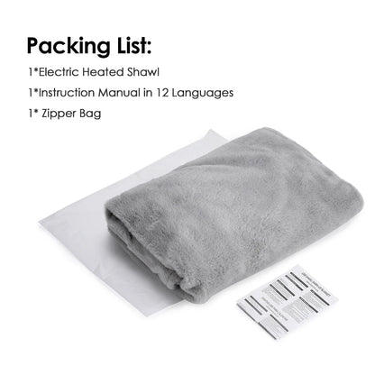 Electric Soft Heating Pad Blanket for Abdomen, Knee, Back, and Shoulder – Washable Winter Warmer for Home Use &nbsp;