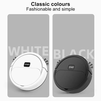 Fully automatic robot vacuum cleaner that sweeps, vacuums, and mops floors. Compact and smart 3-in-1 cleaner designed for home use, perfect for effortless cleaning.