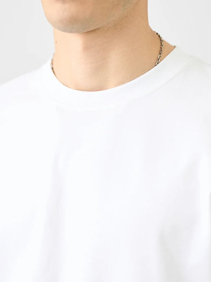 SIMWOOD 2025 Men’s Oversized 100% Cotton T-Shirt – Breathable &amp; Comfortable Spring/Summer Top, 310gsm