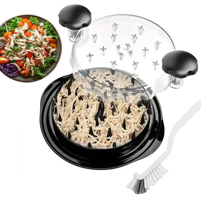 Chicken Shredding Tool with Lid – Meat Breast Shredder and Mincing Grinder for Chicken, Pork, and Beef