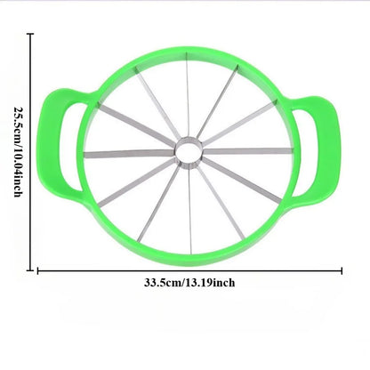 1 or 2 Pcs Stainless Steel Watermelon Slicer – Heavy-Duty Fruit Cutter for Hami Melon & Large Fruits