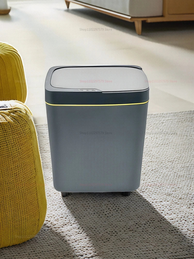 15L Smart Automatic Touchless Trash Bin – Waterproof Sensor-Activated Garbage Can for Kitchen, Bathroom, and Bedroom Waste Management