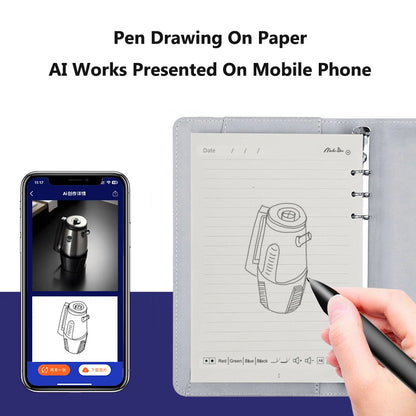 Smart Digital Notebook with Sync Pen – AI Voice, Drawing, Bluetooth Real-Time Cloud Transmission Writing Set