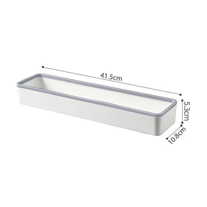 1pc Wall-Mounted Bathroom Storage Cabinet – No-Drill White Organizer Shelf for Above Toilet Use