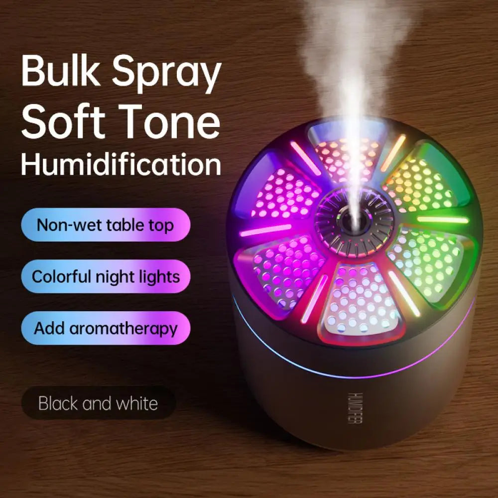 Mini Car Air Humidifier &amp; Aroma Diffuser – LED Light, Air Purifier &amp; Freshener for Vehicle Interior Aromatherapy