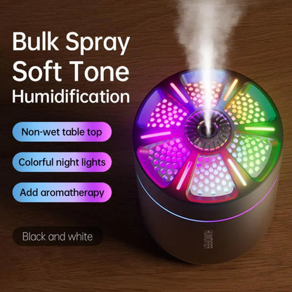 Mini Car Air Humidifier &amp; Aroma Diffuser – LED Light, Air Purifier &amp; Freshener for Vehicle Interior Aromatherapy