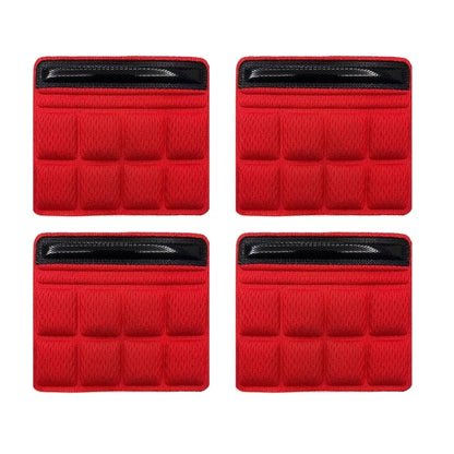 4pcs Universal Chin Strap Foam Pad Set – Replacement Chin Padding for Bike, Motorcycle, and Racing Helmets