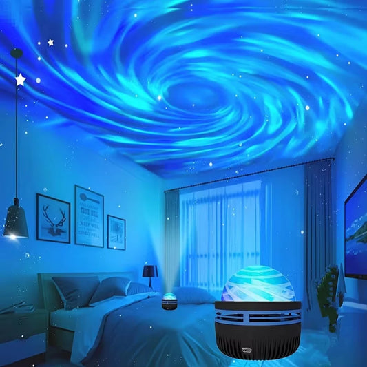 Colorful LED Galaxy Sky Projector Night Light for Bedroom, Kids Room &amp; Party Decoration