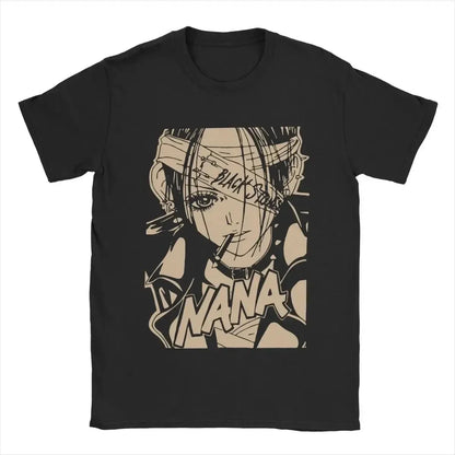 NANA Osaki Graphic T-Shirt – Unisex Harajuku Rock Punk Style Short Sleeve Tee for Casual Summer Streetwear