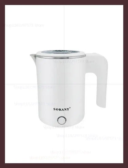 Compact 500ML Stainless Steel Electric Travel Kettle – Portable Water Boiler for Tea, Coffee, Home, Hotel &amp; Camping Use