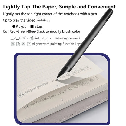 Smart Digital Notebook with Sync Pen – AI Voice, Drawing, Bluetooth Real-Time Cloud Transmission Writing Set